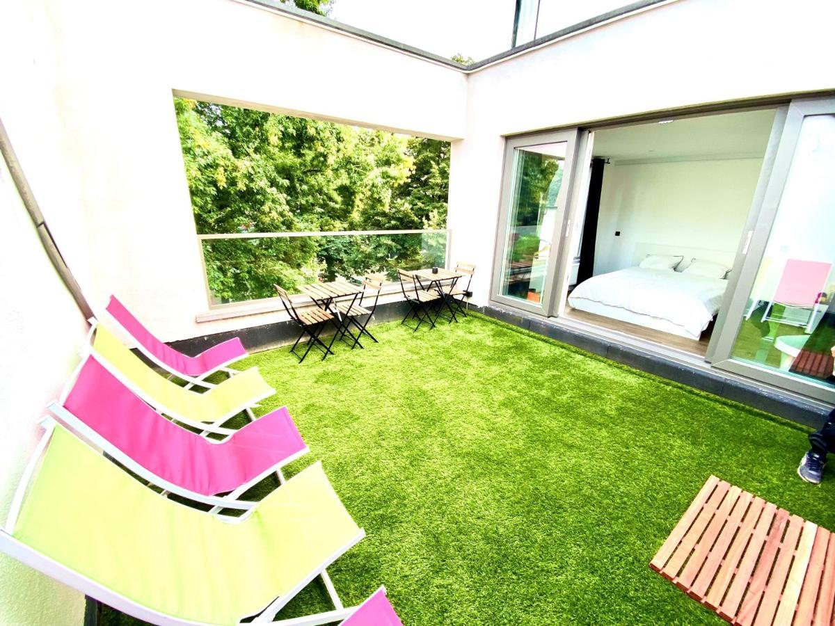 The Square - Vacation Rental With Outdoor Sauna - Centre Of אנטוורפן מראה חיצוני תמונה